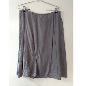 Eileen Fisher Grey Linen Skirt